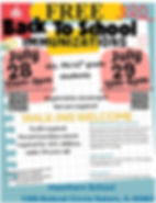 FREE Back to school Immunizations WALK INS WELCOME