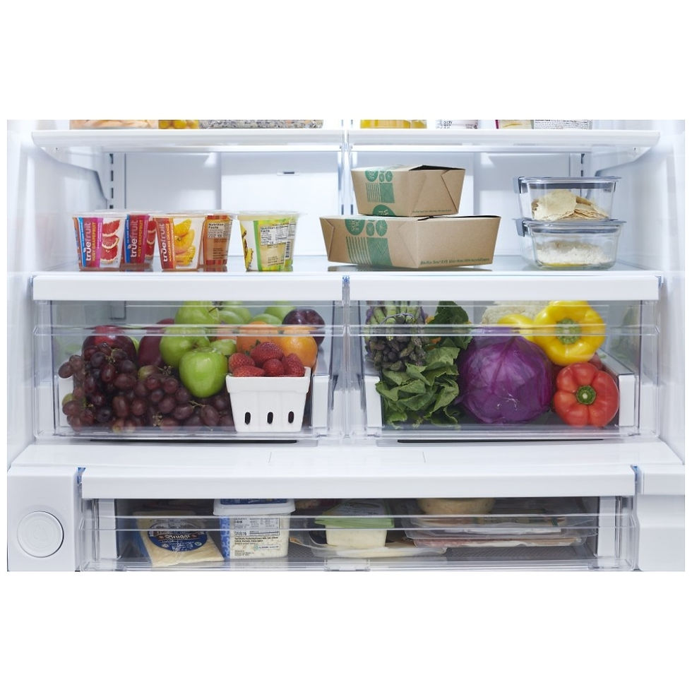 Thumbnail: Frigidaire FRFN2813AF French Door Refrigerator, 36 inch Width