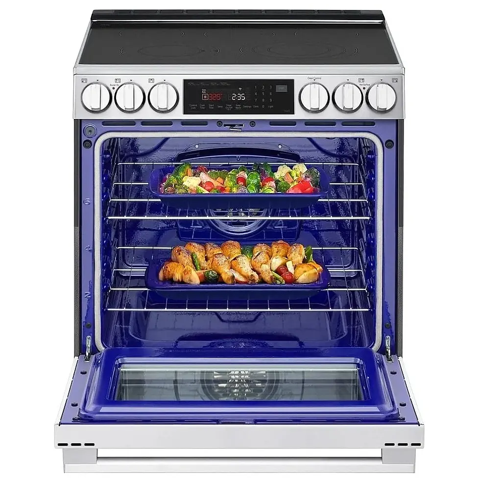Thumbnail: LG LSEL6335XE Electric Range, 6.3 cu. ft. Capacity, 30 inch Exterior Width