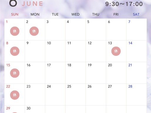 6月の営業日&キャンペーンのお知らせ