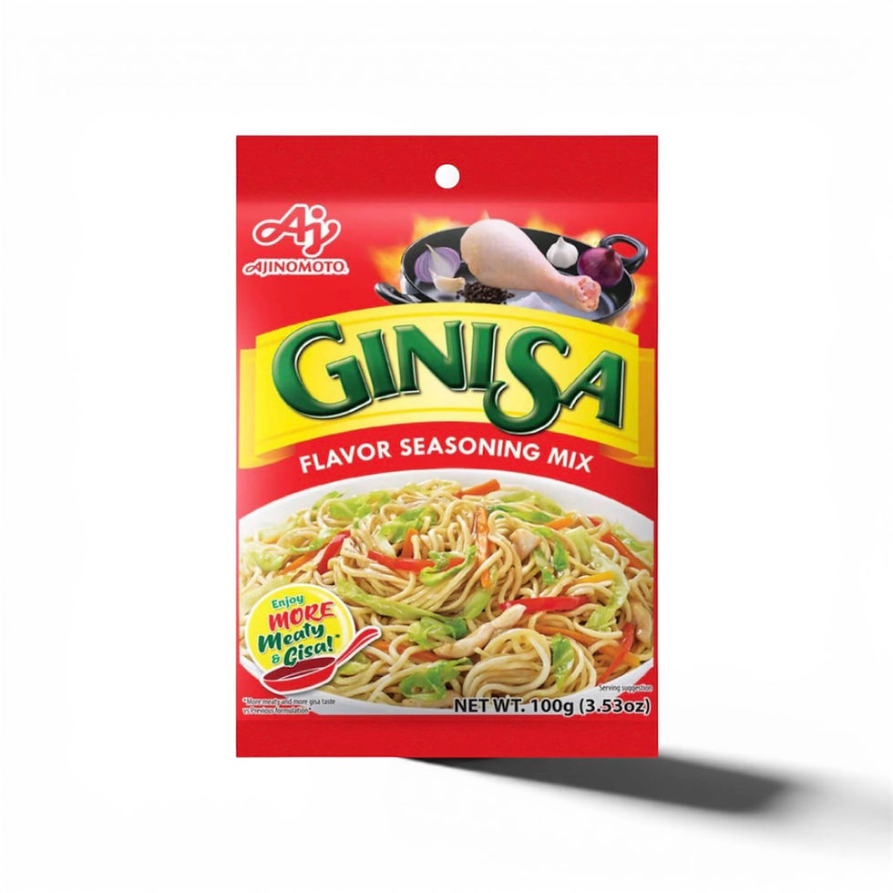 Ajinomoto Ginisa seasoning mix packaging 100g