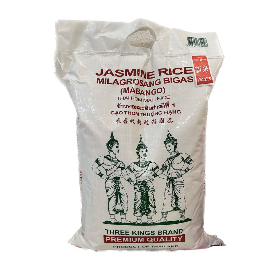 Three Kings Jasmine Rice 25lbs premium fragrant long-grain jasmine rice ideal for everyday cooking.