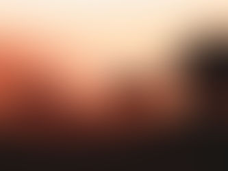 Paysage au coucher du soleil avec arbres silhouettés sur fond orange et brumeux. Atmosphère sereine et chaleureuse.
