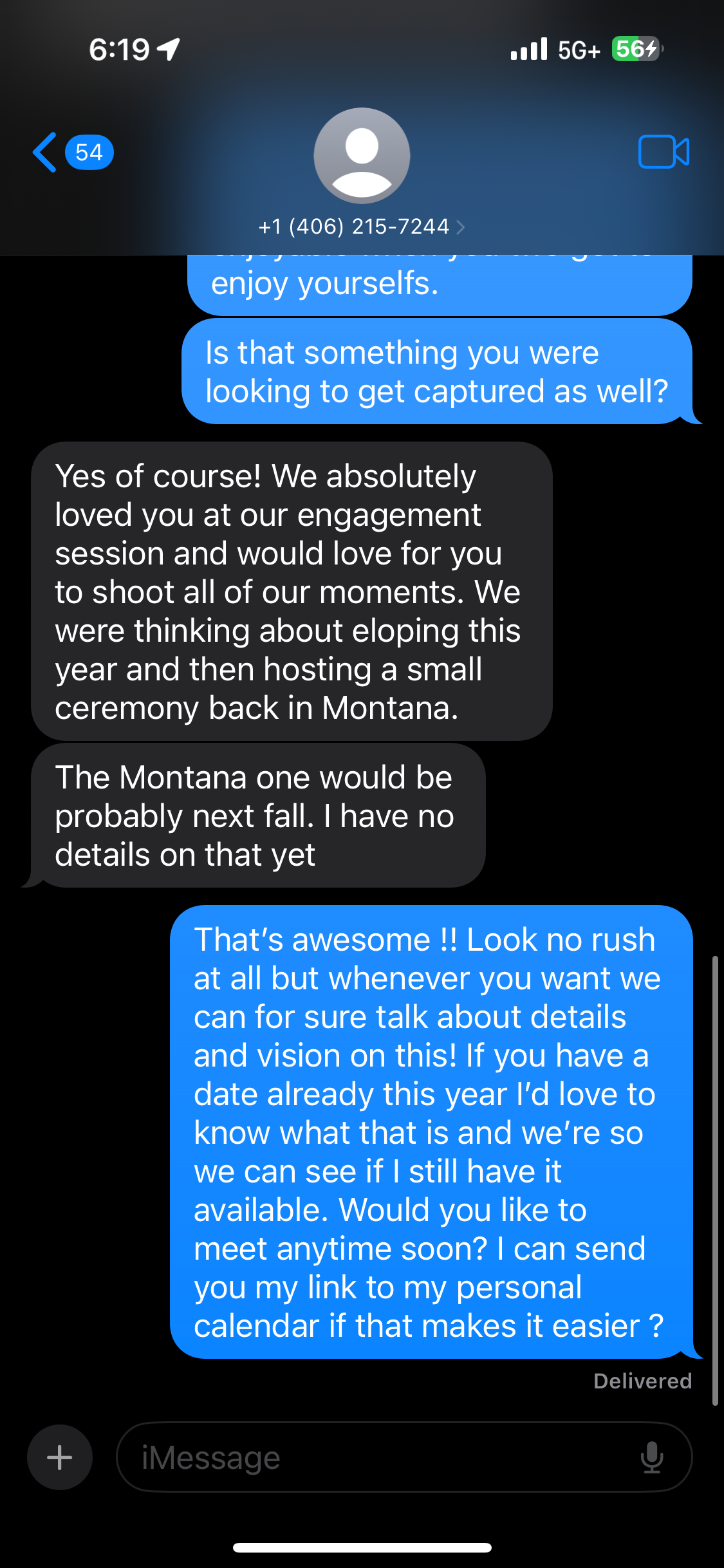 Client review screenshot