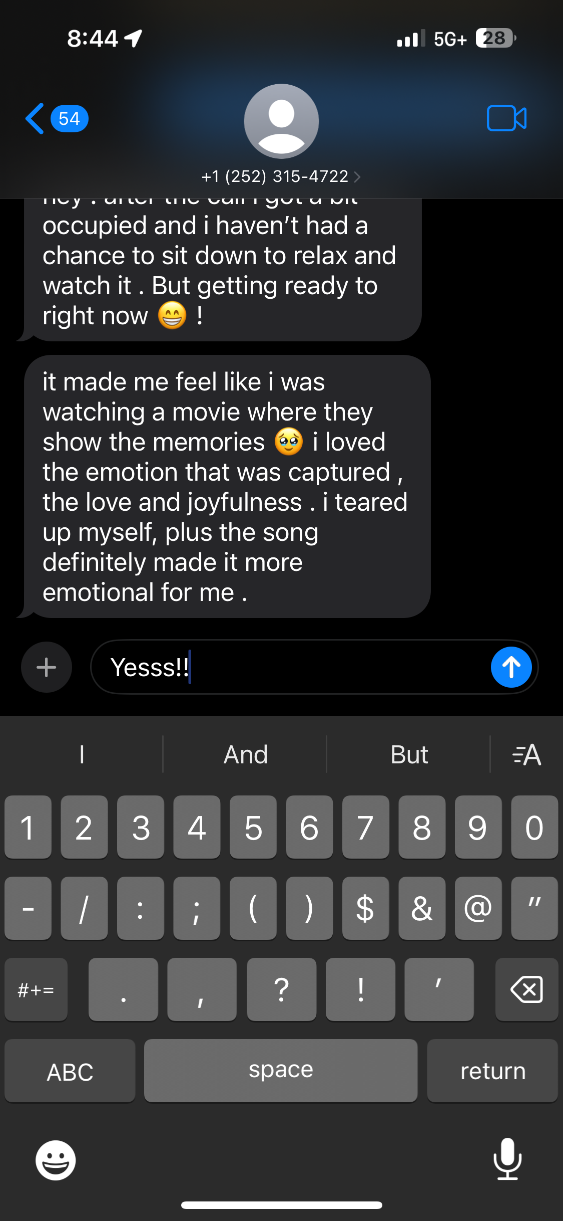 Client DM screenshot