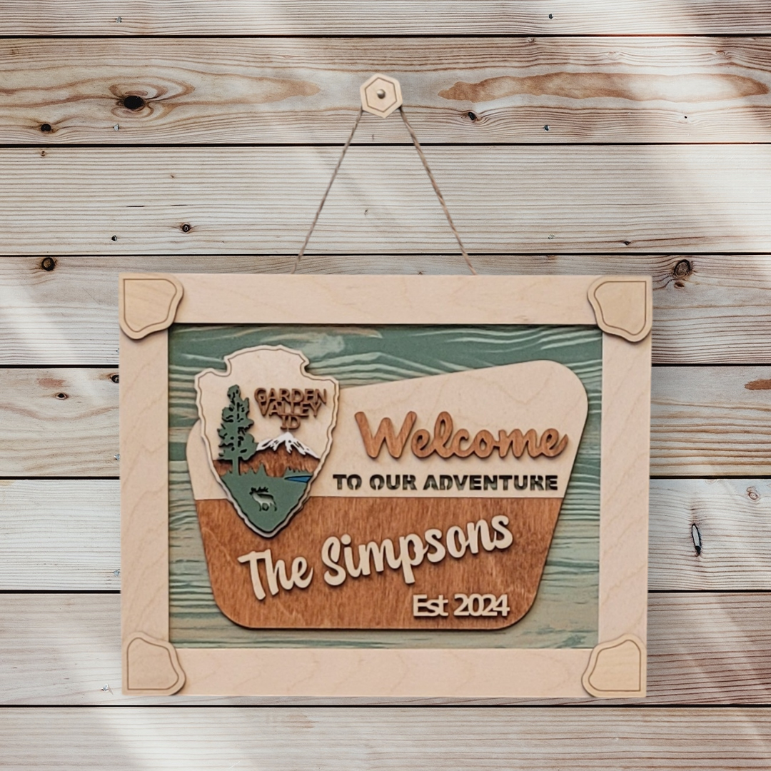 Customized National Park Sign