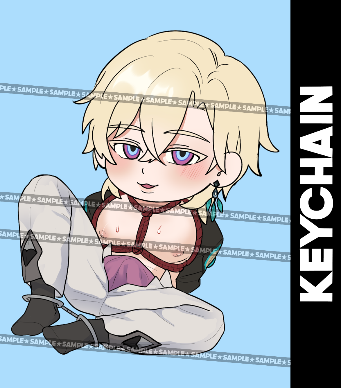 Aventurine Unofficial Fanart Keychain