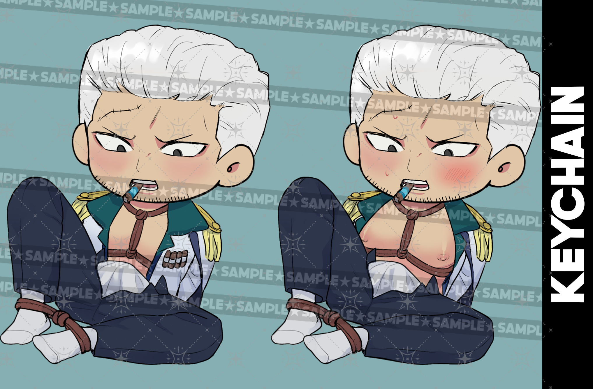 Smoker Unofficial Fanart Keychain
