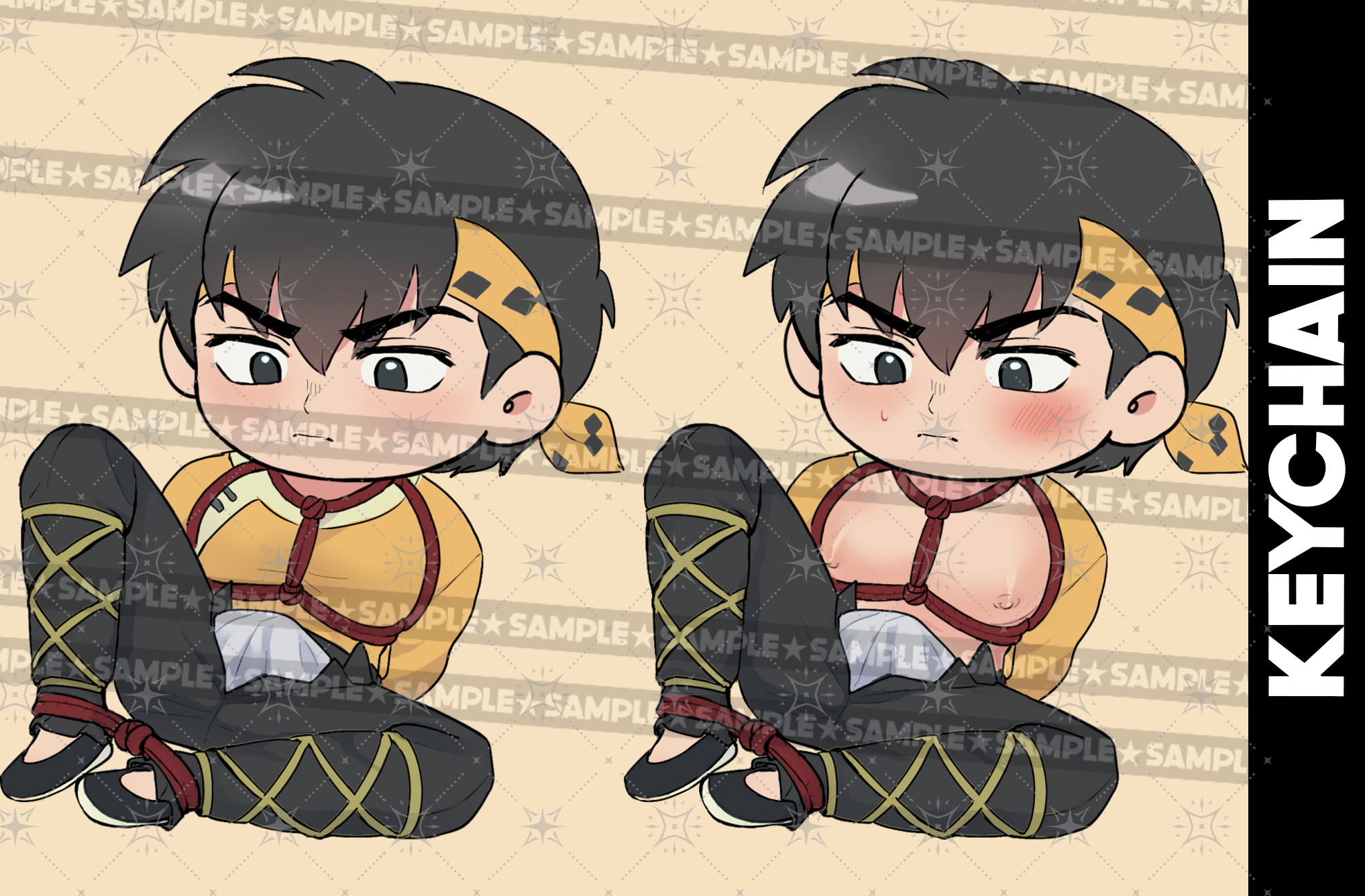 Ryouga Unofficial Fanart Keychain