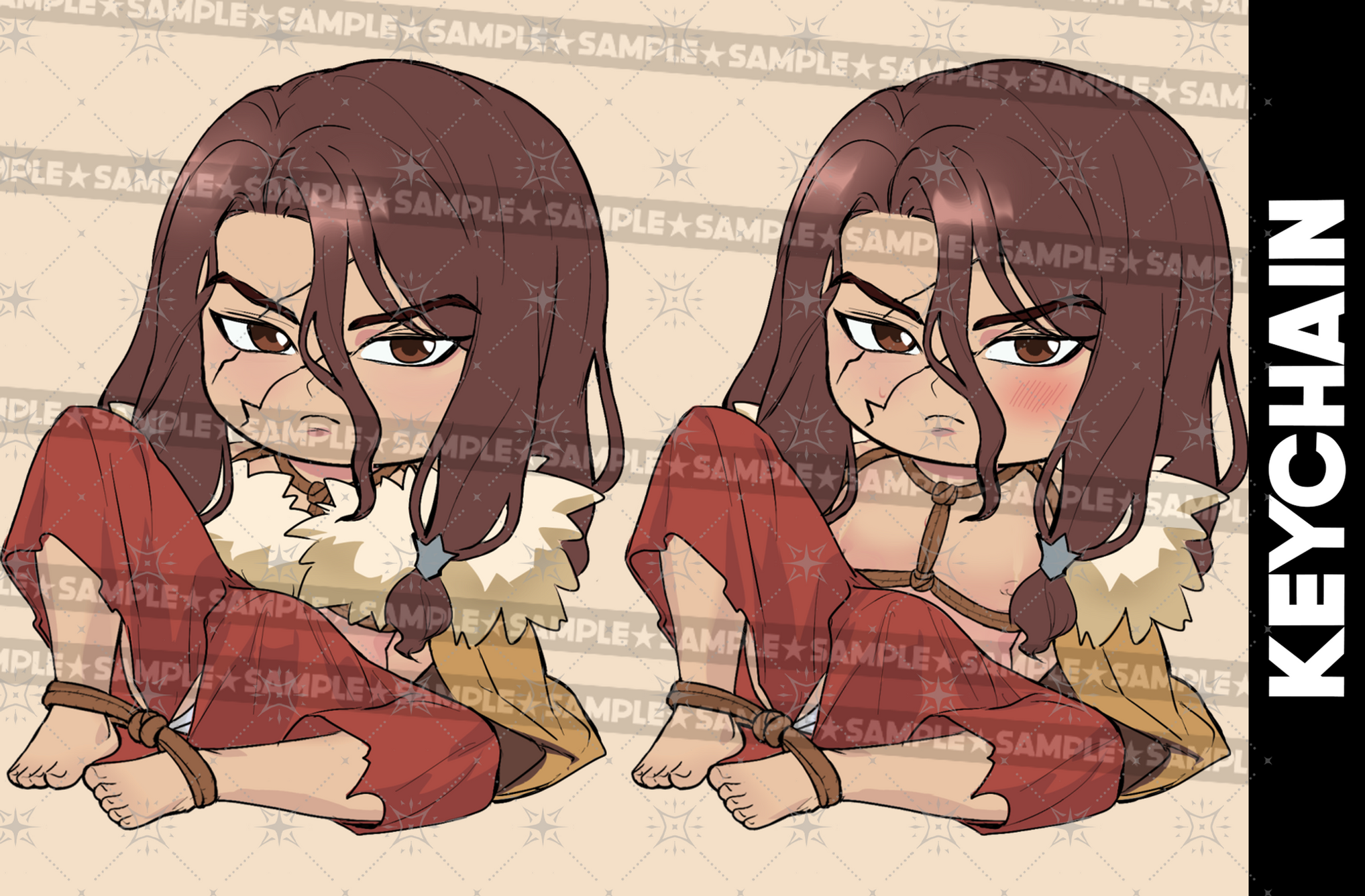 Tsukasa Unofficial Fanart Keychain