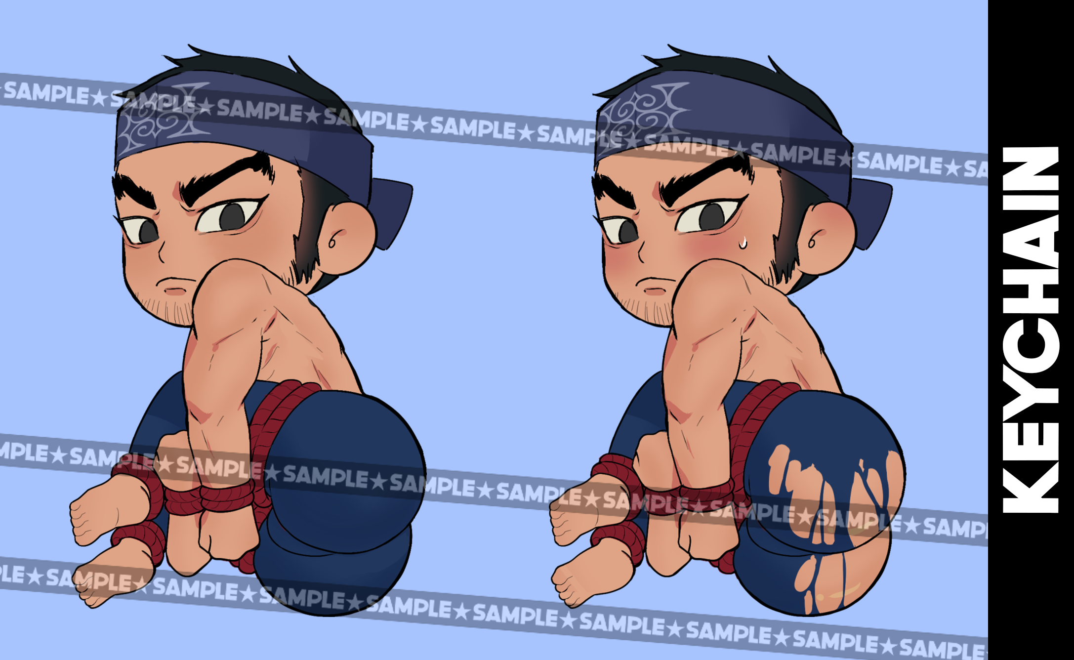Tanigaki Alt Unofficial Fanart Keychain