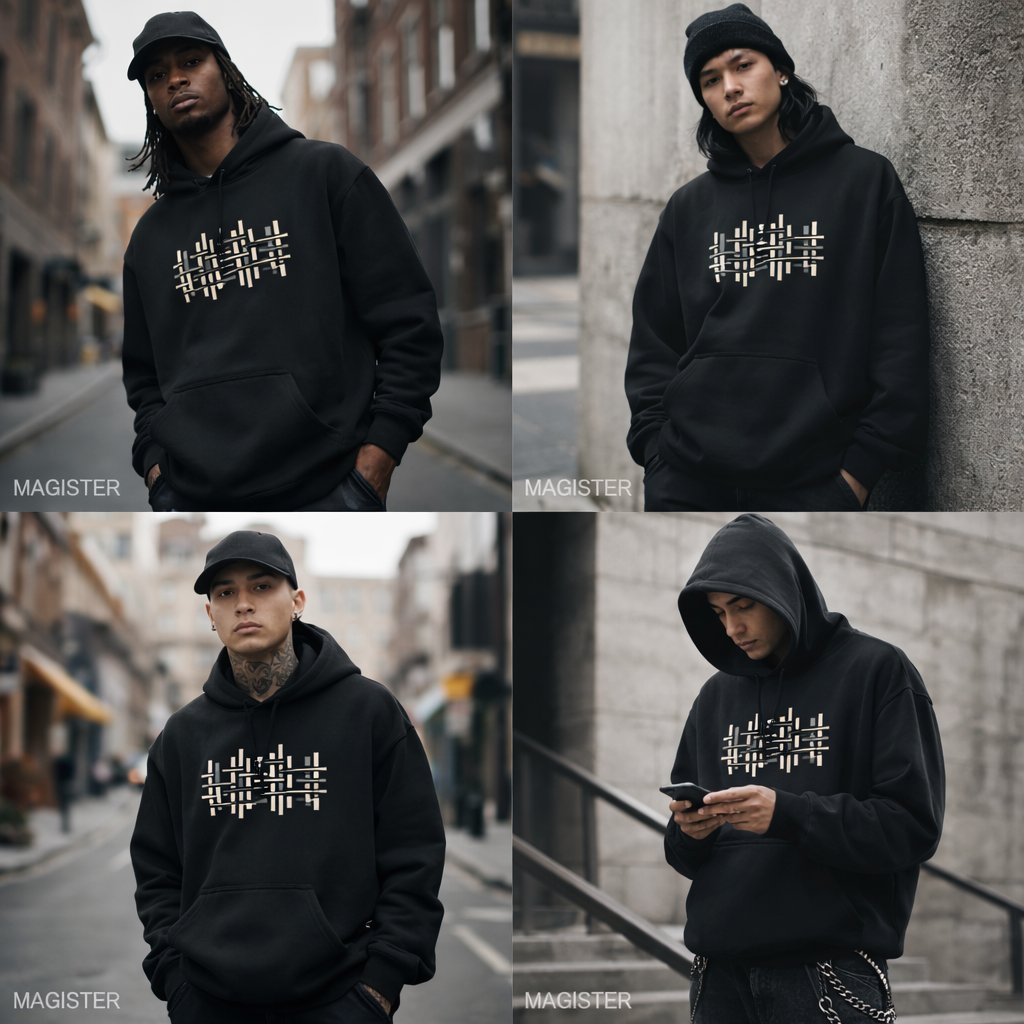 Magister Geo Grid Hoodie