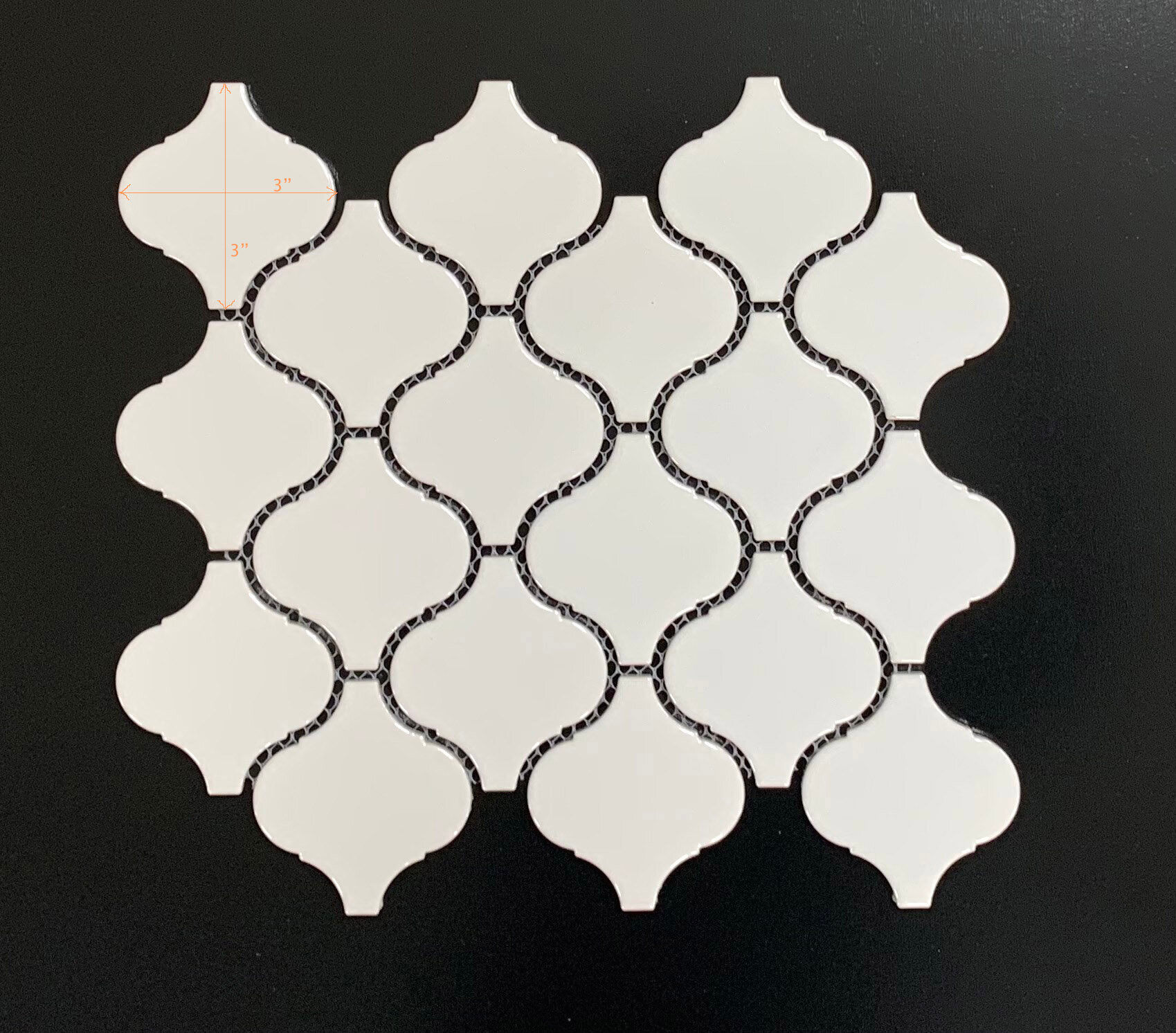 LANTERN - 3” Shiny White