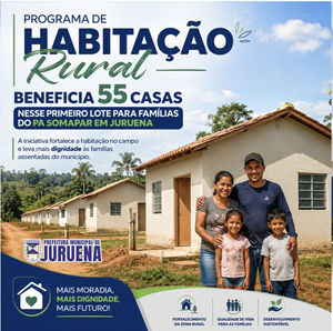 Programa de Habitação Rural beneficia 55 casas para famílias do PA Somapar em Juruena