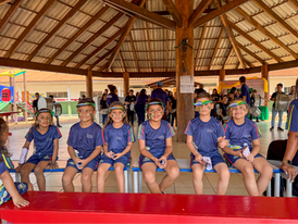 Escola Municipal Valcir André Ferrarini realiza apresentação em homenagem à Independência do Brasil na Comunidade Cambará