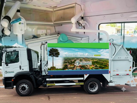 Castanheira amplia frota com caminhão compactador e Unidade Odontológica Móvel