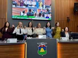 Em visita à Câmara de Cuiabá, Janaina Riva recebe apoio de vereadores da capital