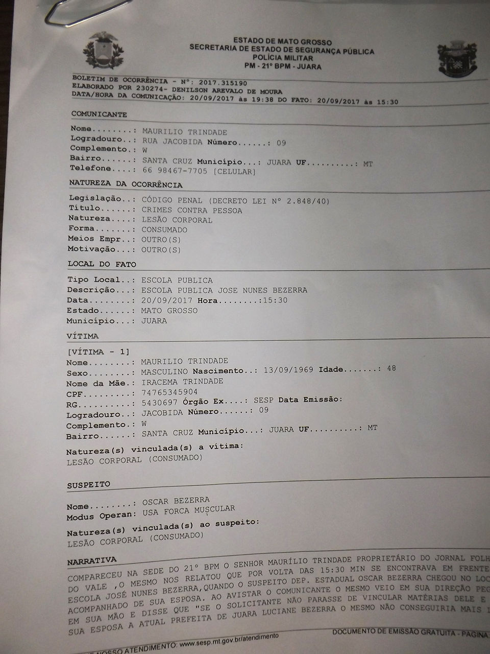 Boletim_de_Ocorrência_-_Agressão_Física_à_Jornalista_Maurílio_Trindade_Aun,_pelo_Dep._Oscar_Bezerra_(Foto)