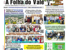 Em circulação, exemplares da Ed. 177 e 176 do Jornal A Folha do Vale
