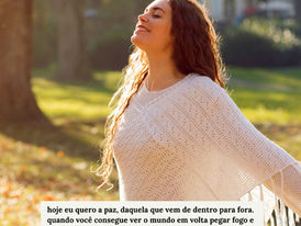 hoje eu só quero a paz