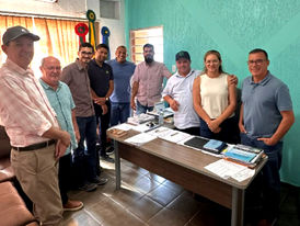 Visita do deputado federal Juarez Costa em um momento de diálogo, união e fé por Porto dos Gaúchos