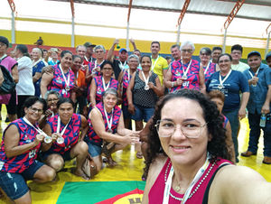 Sec. Mun. de Assistência Social, leva Grupo Melhor Idade de Porto dos Gaúchos à Copa em Brasnorte
