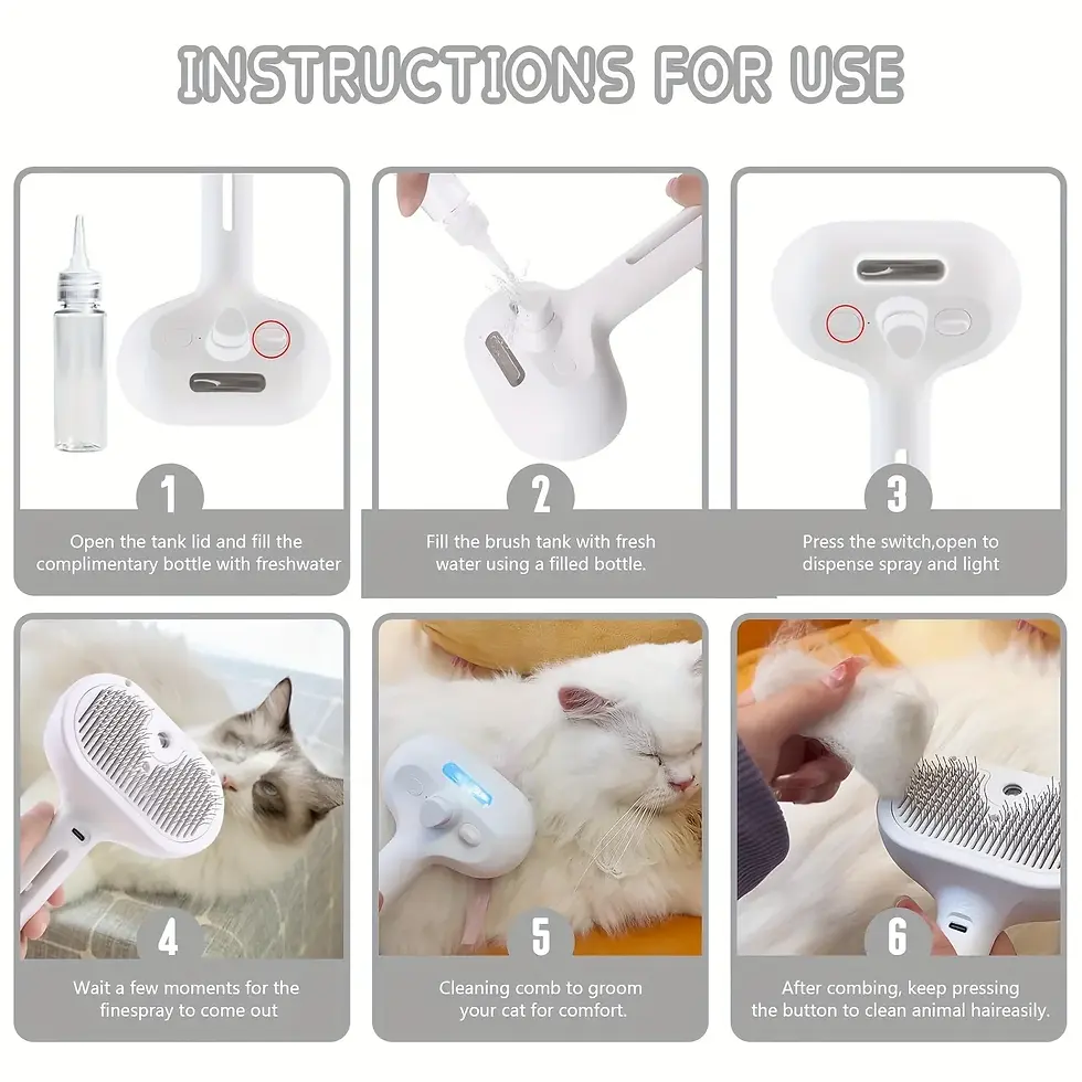 Thumbnail: Pet spray hair brush