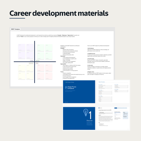 Career Development Materials
