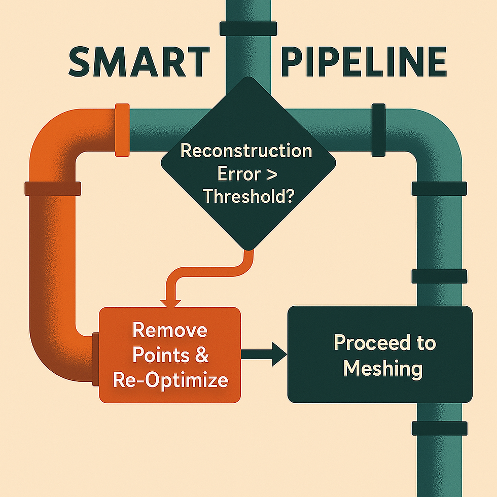 Dynamic decision-making was programmed into the workflow to automate optimization