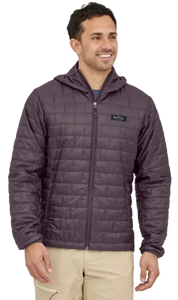 Veste à capuche Patagonia Nano Puff Fitz Roy Trout pour homme