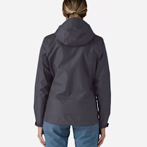 Vue arrière veste Patagonia Torrentshell 3L femme grise