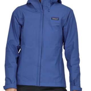 Veste de pluie Patagonia Torrentshell 3L bleue pour femme