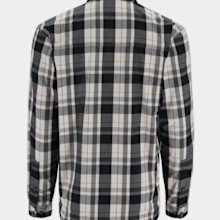 Dos de la chemise Simms Coldweather homme à carreaux