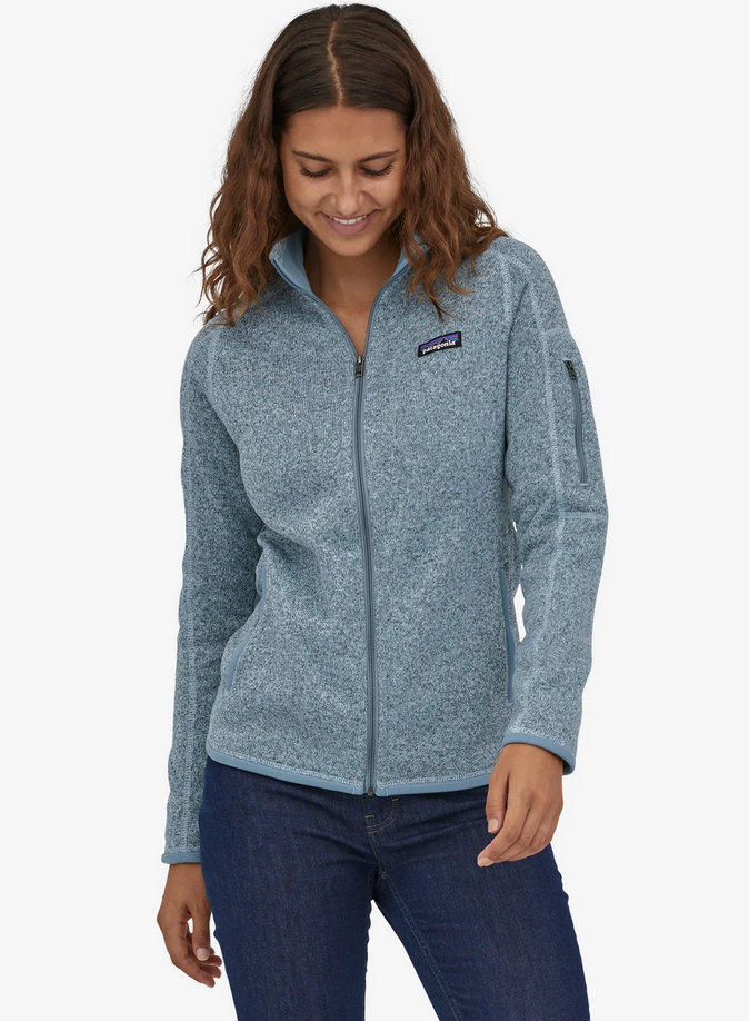 Veste Patagonia Better Sweater femme en polaire bleue