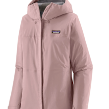 Veste de pluie Patagonia Torrentshell 3L rose pour femme