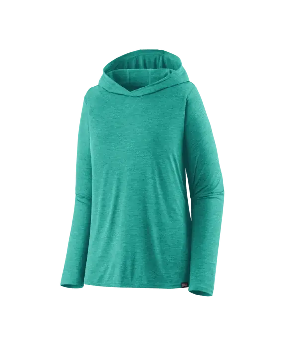 Hoodie Patagonia Cap Cool Daily pour femme en vert turquoise