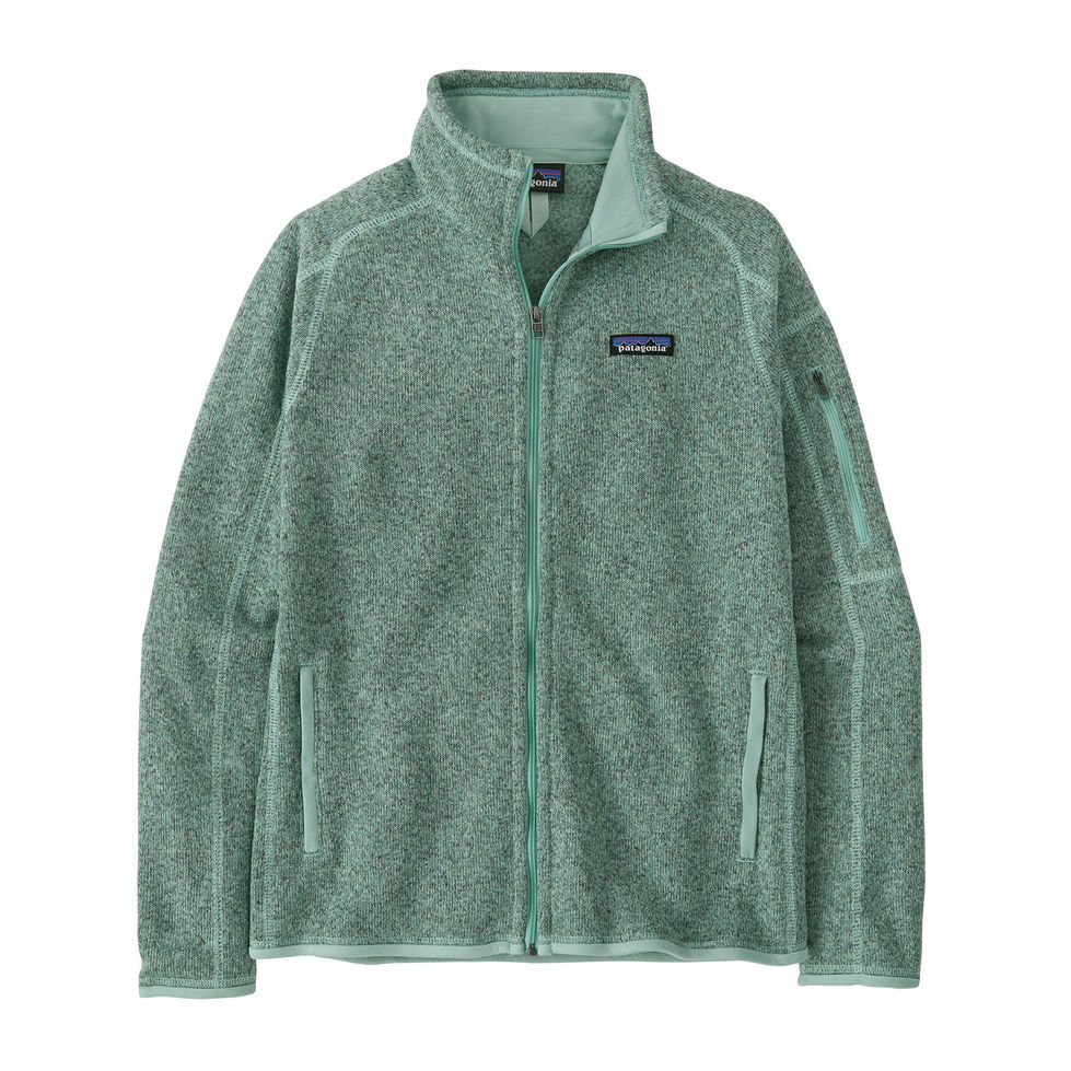 Veste Patagonia Better Sweater en polaire verte pour femme