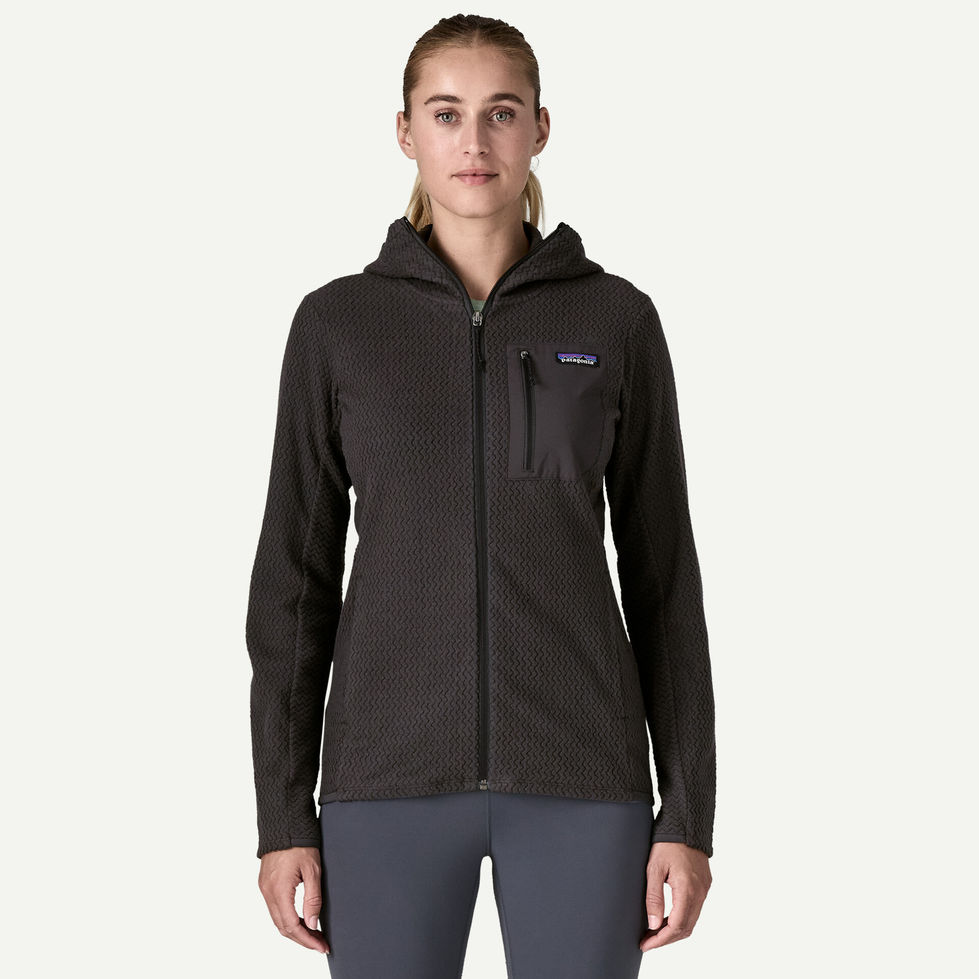 Patagonia Hoodie Femme R1 Air Full-Zip gris anthracite