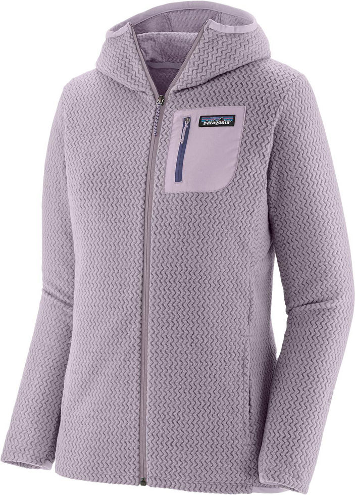 Patagonia Hoodie Femme R1 Air Full-Zip violette texturée