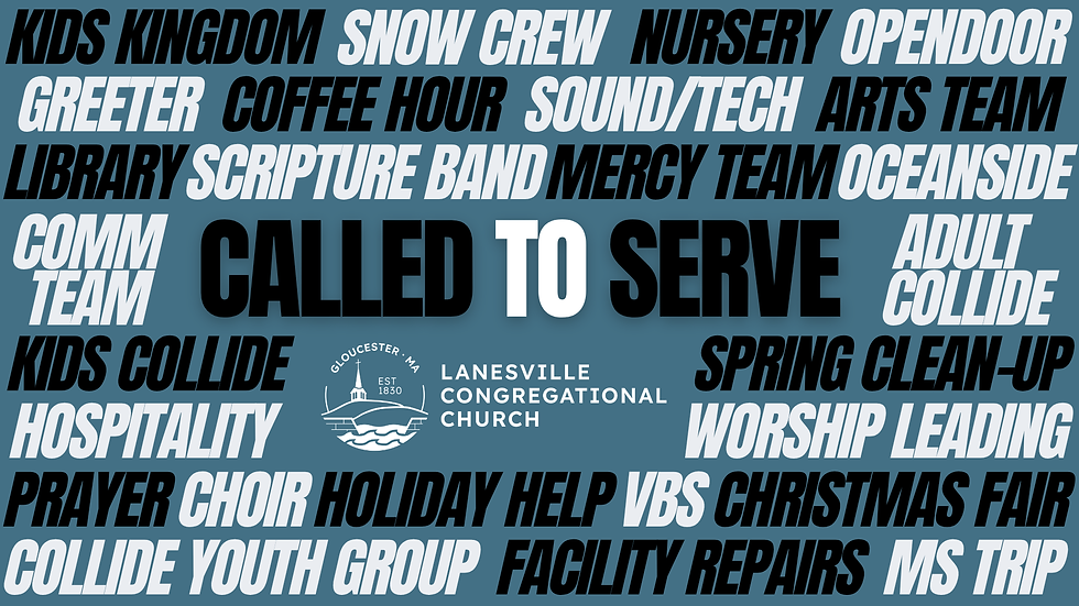 How God calls us to grow through service.