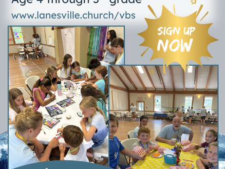 Lanesville Congregational VBS 2026!