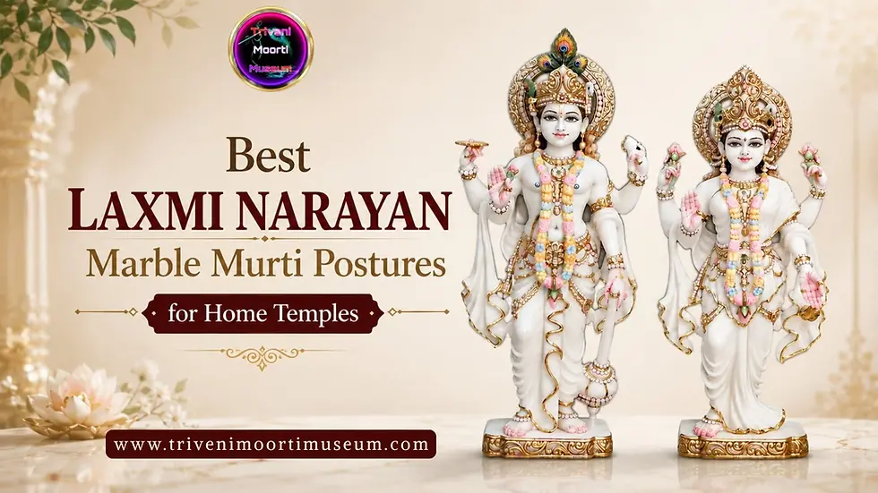 Best Laxmi Narayan Marble Murti Postures for Modern Home Temples