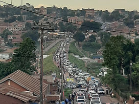 Kampala traffic congestion