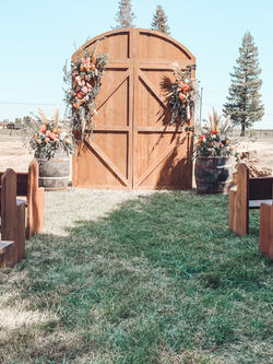 Curved Barn Doors $185