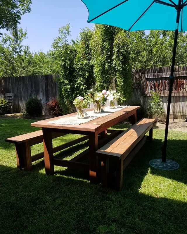 Farmhouse Table $55 & Farmhouse Bench = $25