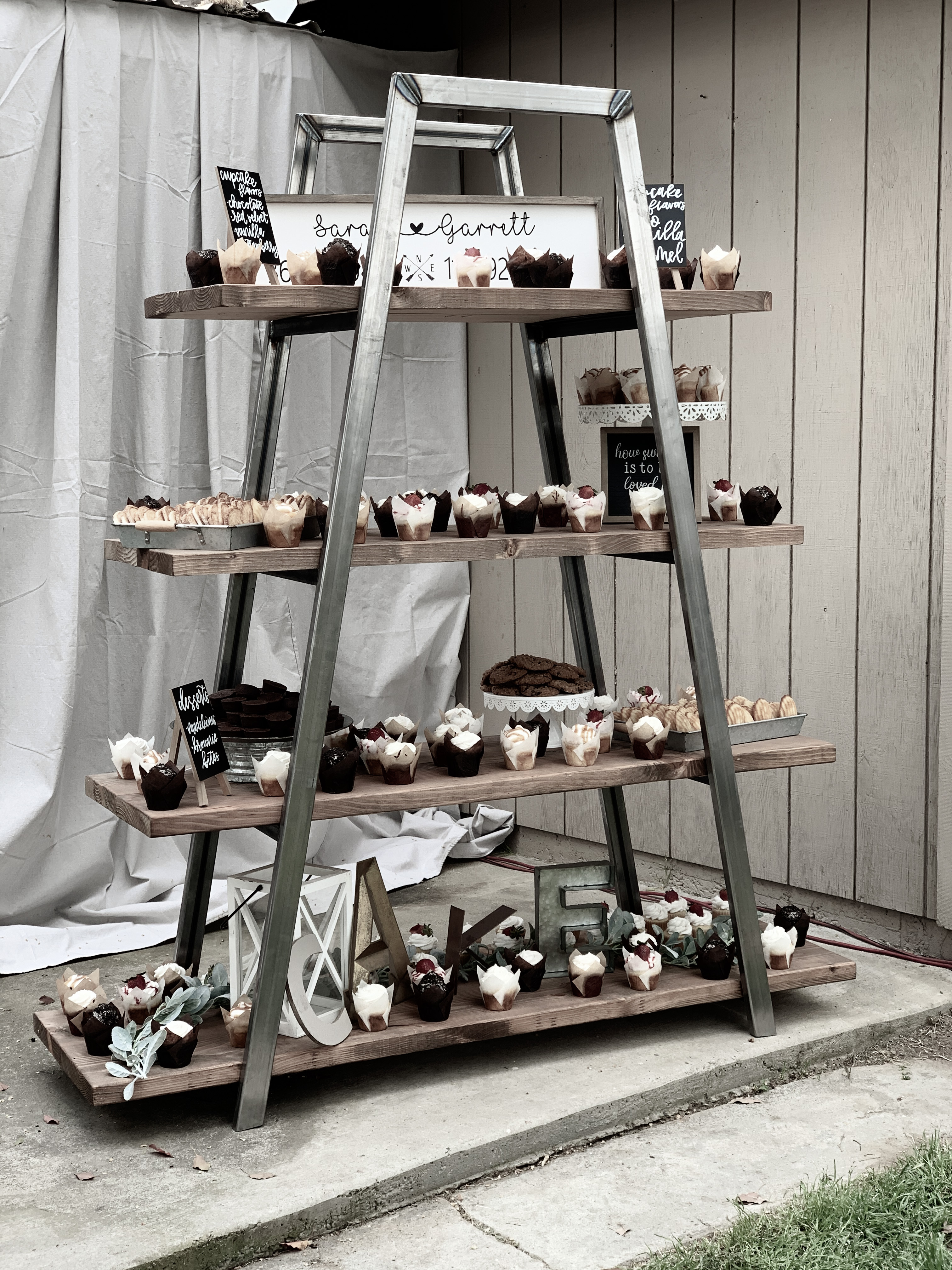 Industrial Ladder Display = $55