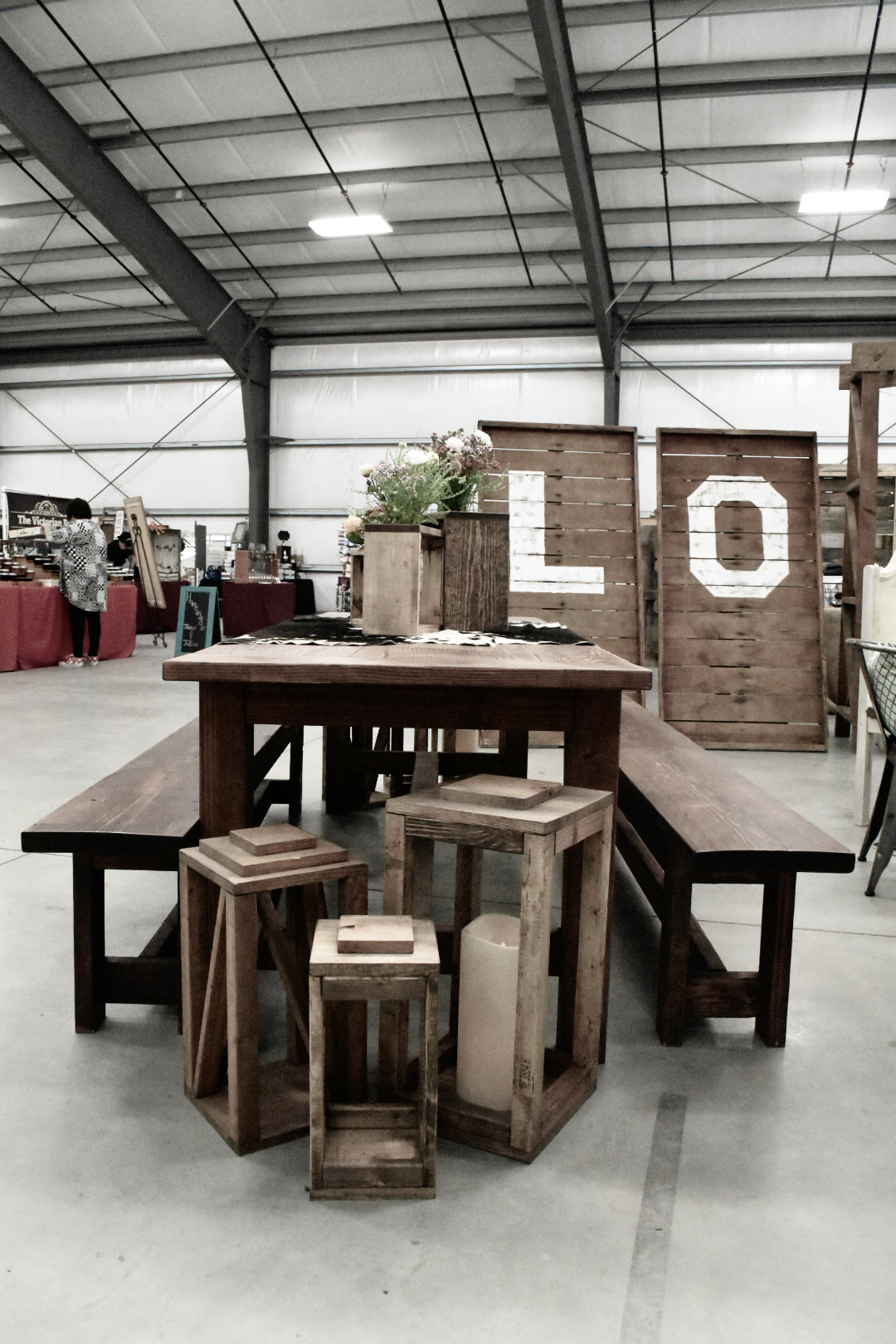 Farmhouse Table $55 & Farmhouse Bench = $25