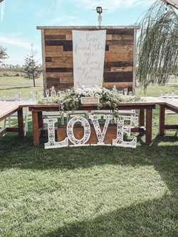 Paneled Backdrop $140