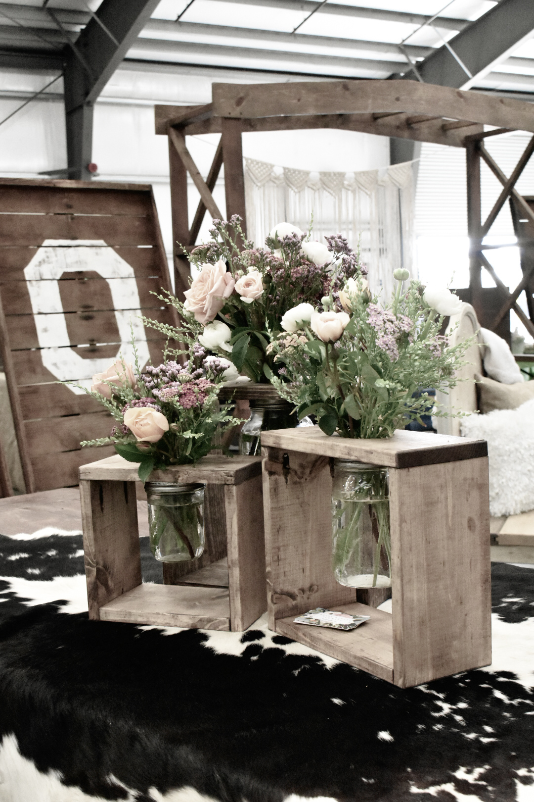 Boxed Jar Centerpieces