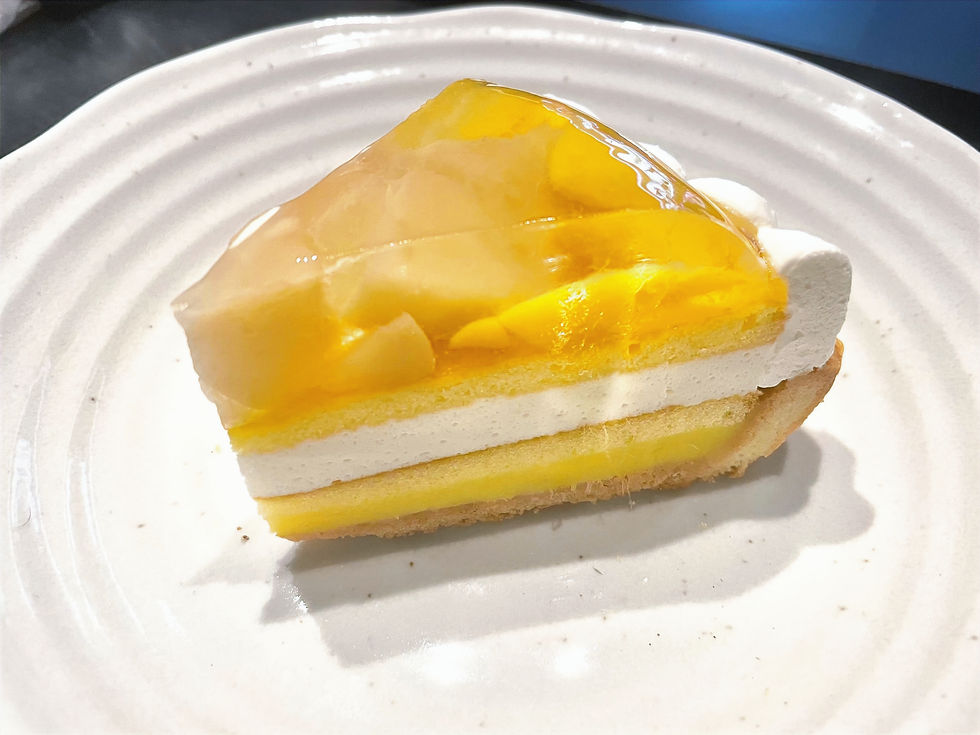 mango cake from Ginza Cozy Corner.